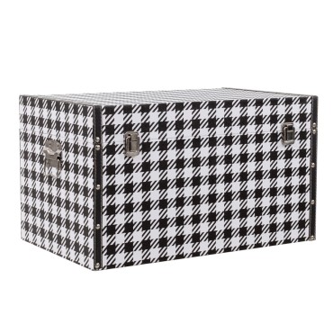 FERRE ΜΠΑΟΥΛΑ SET 4 τεμ. ΜΑΥΡΟ ΛΕΥΚΟ 64x40x40