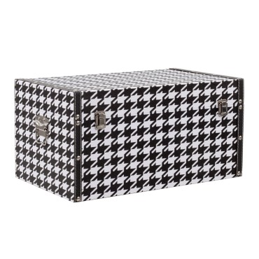 FERRE ΜΠΑΟΥΛΑ SET 4 τεμ. ΜΑΥΡΟ ΛΕΥΚΟ 64x40x40