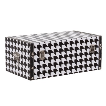 FERRE ΜΠΑΟΥΛΑ SET 4 τεμ. ΜΑΥΡΟ ΛΕΥΚΟ 64x40x40
