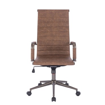 AVANT ΚΑΡΕΚΛΑ ΓΡΑΦΕΙΟΥ COFFEE GUNMETAL 55.5x63x118