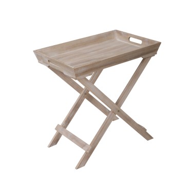 BUTLER SIDE TABLE ΦΥΣΙΚΟ 48,5x32x48,5cm 4 τεμ.