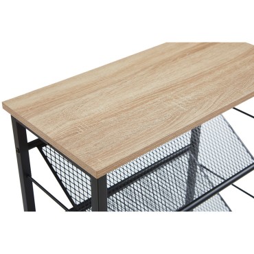 PLEXUS ΠΑΠΟΥΤΣΟΘΗΚΗ 3ΡΑΦΙΑ ΚΑΡΥΔΙ ΜΑΥΡΟ 60x30x80