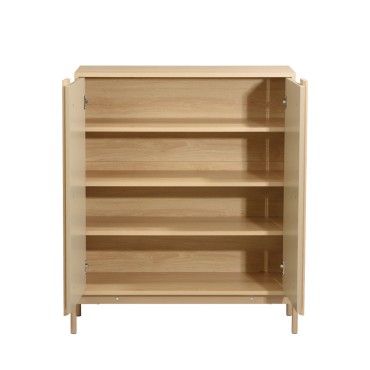 CAPPUCCINO ΚΟΜΟΤΑ-ΠΑΠΟΥΤΣΟΘΗΚΗ 2ΠΟΡΤΕΣ 3ΡΑΦΙΑ SONOMA LATTE 84.4x36.5x97