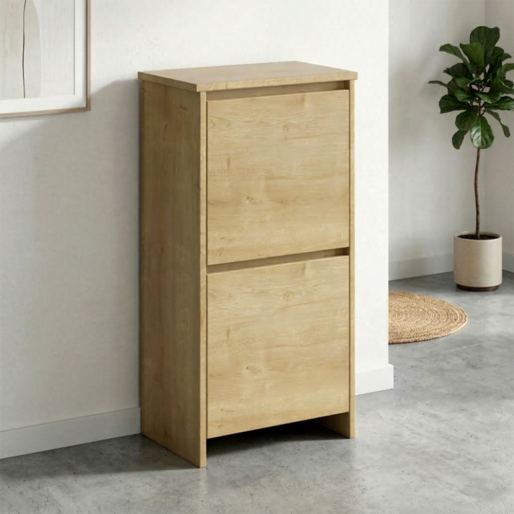 Παπουτσοθήκη Port Megapap χρώμα sapphire oak 48x31x92cm