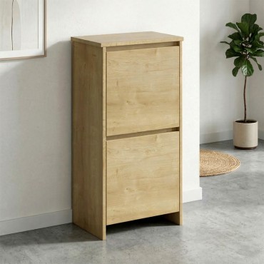 Παπουτσοθήκη Port Megapap χρώμα sapphire oak 48x31x92cm