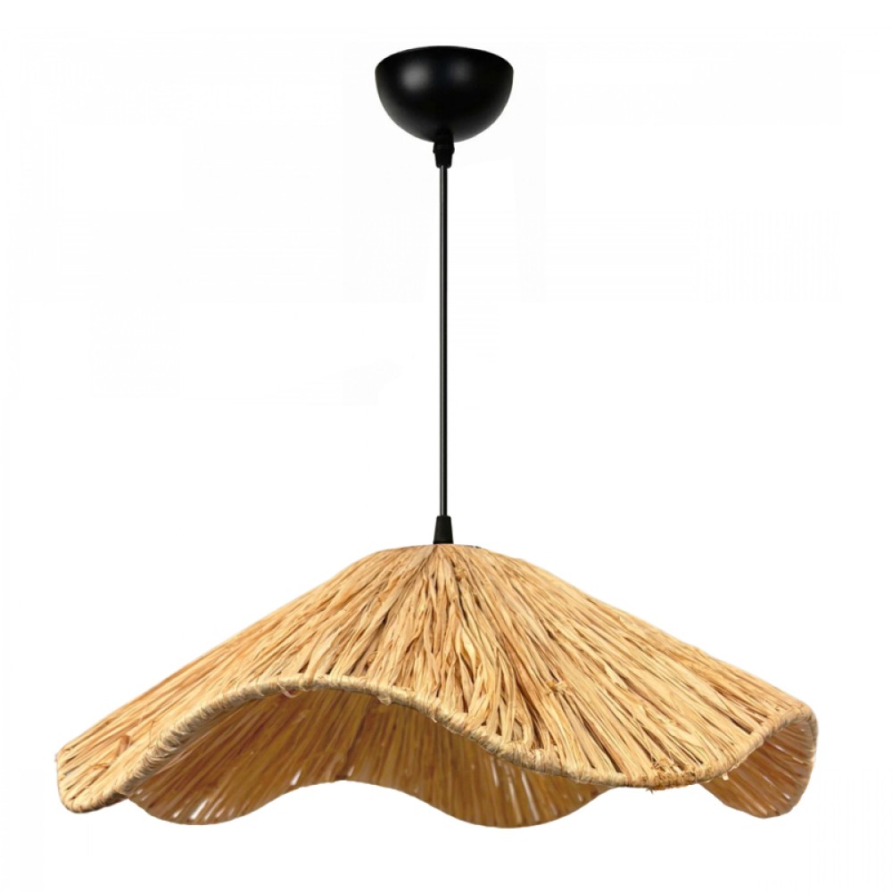 Φωτιστικό οροφής Miro Megapap E27 wicker μονόφωτο χρώμα φυσικό Ø50x100εκ. Φωτιστικό οροφής Miro Megapap E27 wicker μονόφωτο χρώμα φυσικό Ø50x100εκ.
