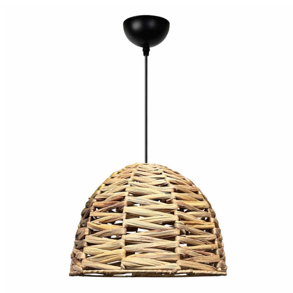 Φωτιστικό οροφής Kimi Megapap E27 wicker μονόφωτο χρώμα φυσικό Ø30x80εκ. Φωτιστικό οροφής Kimi Megapap E27 wicker μονόφωτο χρώμα φυσικό Ø30x80εκ.