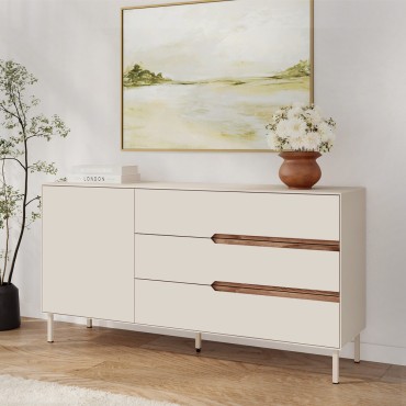 Μπουφές Arch Megapap χρώμα sandstone 150x40x78,4cm 1 τεμ.