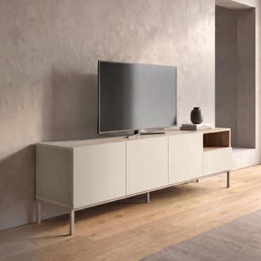 Έπιπλο τηλεόρασης Cailin Megapap χρώμα sandstone - sepet oak 180x41,8x55cm 1 τεμ.