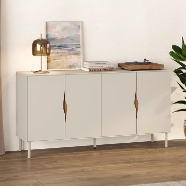 Μπουφές Marquise Megapap χρώμα sandstone 150x40x78,5cm 1 τεμ.