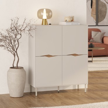 Μπουφές Marquise Megapap χρώμα sandstone 98x40x120cm 1 τεμ.