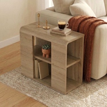 Τραπεζάκι βοηθητικό Colia Megapap χρώμα sepet oak 58x25x50cm 1 τεμ.