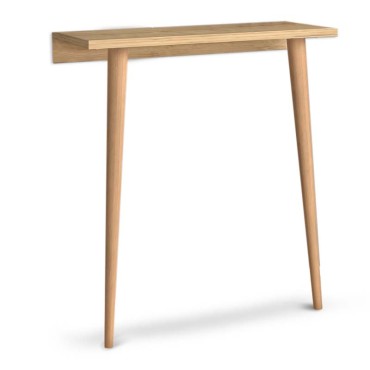 Κονσόλα επιτοίχια Fiona Megapap από μελαμίνη χρώμα oak 60x22x73cm 1 τεμ.