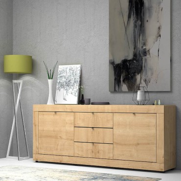 Μπουφές Ocean Megapap χρώμα sonoma 210x45x86cm 1 τεμ.