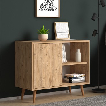 Κονσόλα - μπουφές μελαμίνης Luce Megapap χρώμα pine 80x35x66cm 1 τεμ.