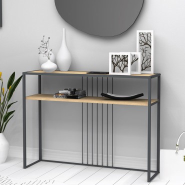 Κονσόλα Kary Megapap χρώμα oak 120x33x90cm 1 τεμ.