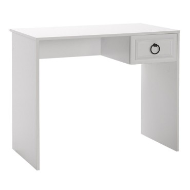 Γραφείο μελαμίνης Hampton Megapap χρώμα λευκό 90x51x75cm 1 τεμ.