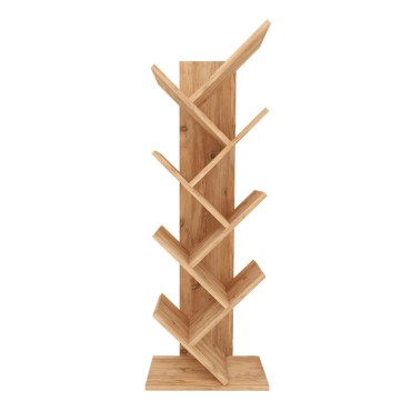 Βιβλιοθήκη μελαμίνης Milton Megapap χρώμα pine oak 44x22x121cm 1 τεμ.