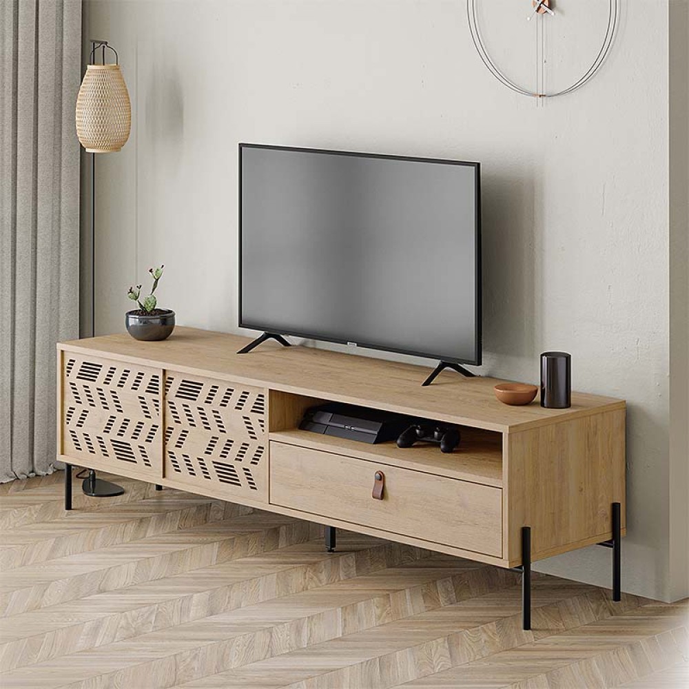 Έπιπλο τηλεόρασης Dionysos Megapap χρώμα sapphire oak 170x45x48,6cm 1 τεμ. Έπιπλο τηλεόρασης Dionysos Megapap χρώμα sapphire oak 170x45x48,6cm 1 τεμ.