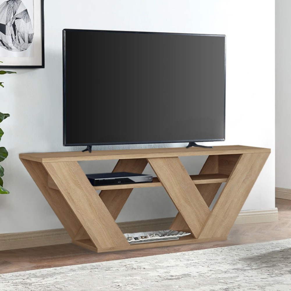 Έπιπλο τηλεόρασης Pipralla Megapap χρώμα sapphire oak 110x30x40cm 1 τεμ. Έπιπλο τηλεόρασης Pipralla Megapap χρώμα sapphire oak 110x30x40cm 1 τεμ.