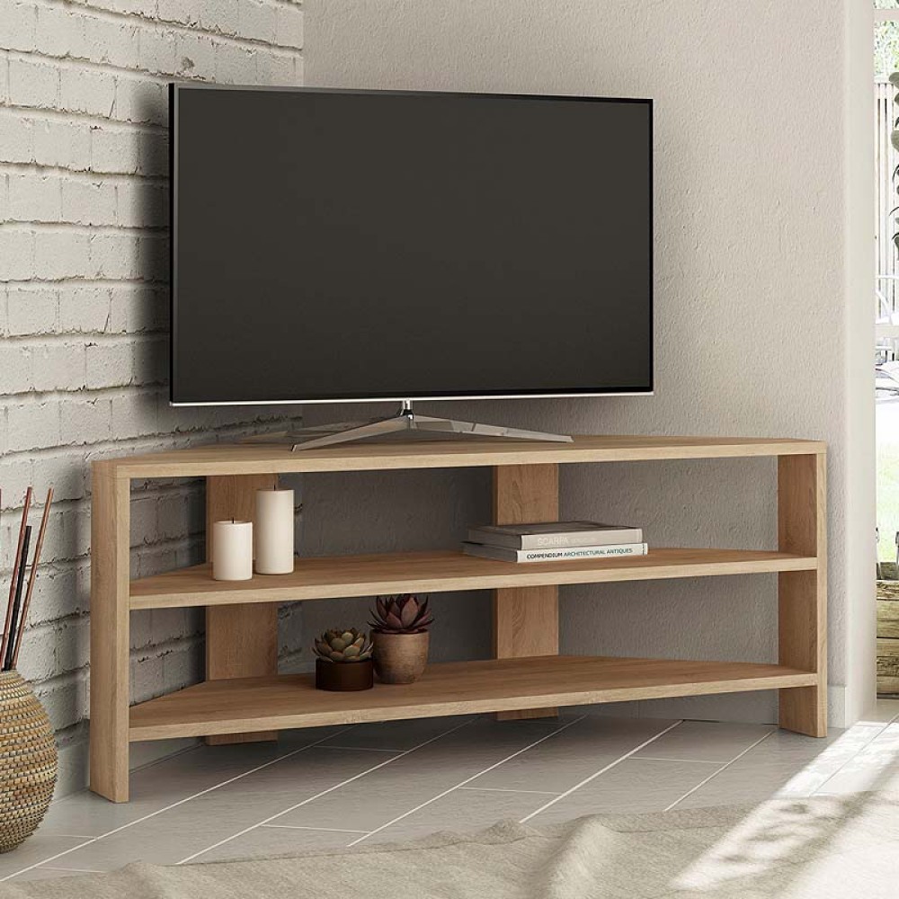 Έπιπλο τηλεόρασης γωνιακό Thales Megapap χρώμα sapphire oak 110x36x45cm 1 τεμ. Έπιπλο τηλεόρασης γωνιακό Thales Megapap χρώμα sapphire oak 110x36x45cm 1 τεμ.