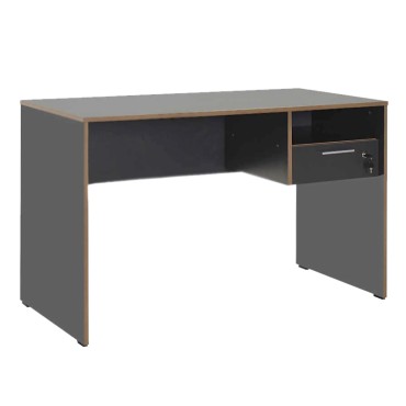 Γραφείο εργασίας Concept Megapap χρώμα ανθρακί 120x60x75cm 1 τεμ.