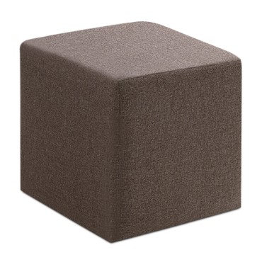 Σκαμπώ Kare Megapap υφασμάτινο χρώμα καφέ 40x40x40cm 1 τεμ.