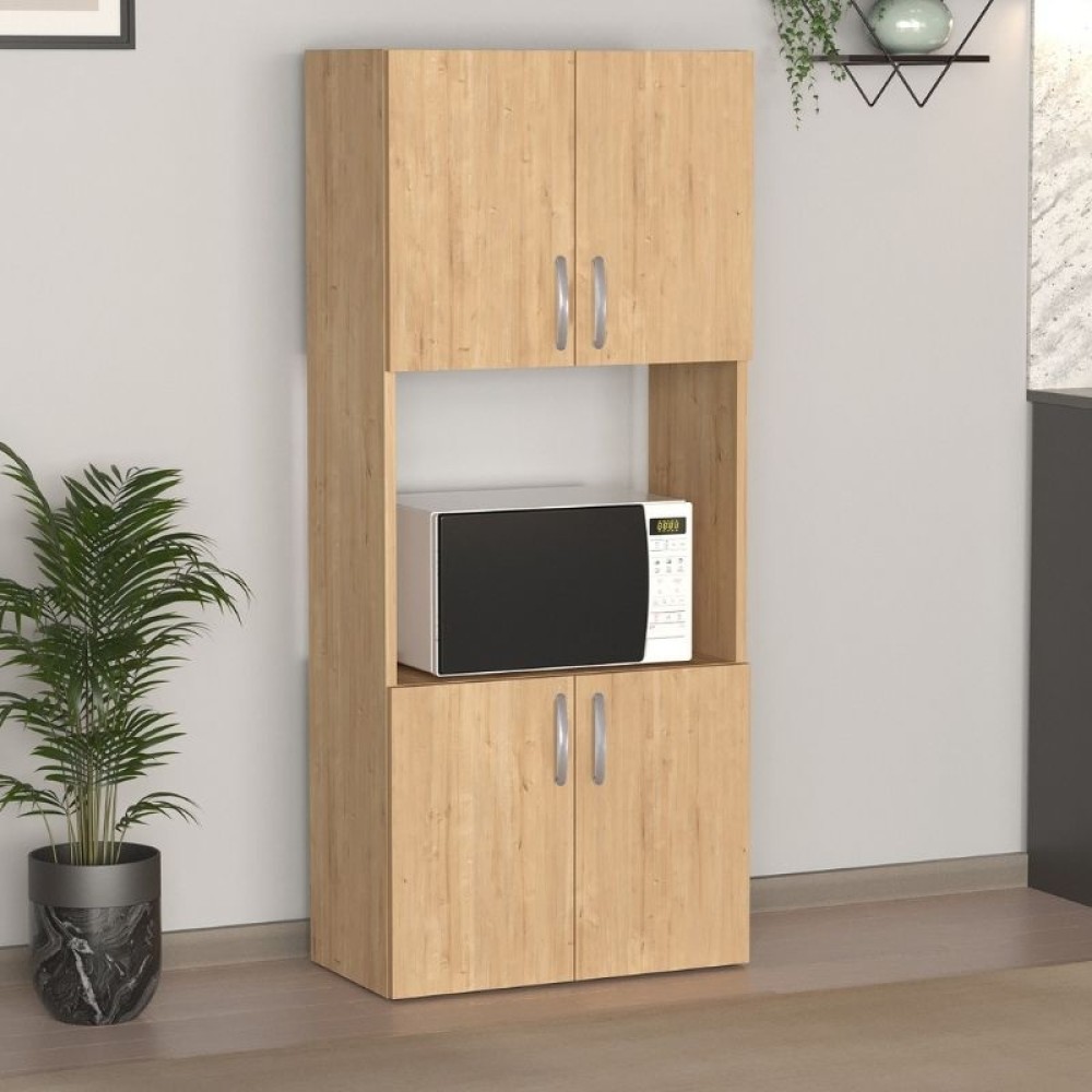 Ντουλάπα κουζίνας Armado Megapap χρώμα sapphire oak 60x32x140cm 1 τεμ.