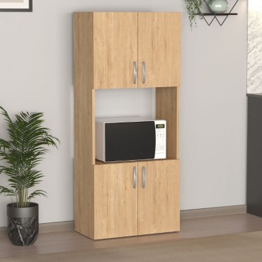 Ντουλάπα κουζίνας Armado Megapap χρώμα sapphire oak 60x32x140cm 1 τεμ.
