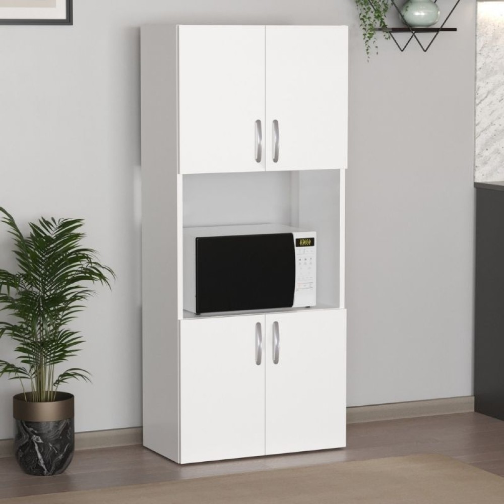 Ντουλάπα κουζίνας Armado Megapap χρώμα λευκό 60x32x140cm 1 τεμ.