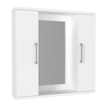 Καθρέπτης μπάνιου Surra Μegapap χρώμα λευκό 65x15,3x65cm 1 τεμ.