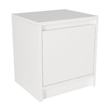 Κομοδίνο Conve Megapap χρώμα λευκό 40x35x45cm 1 τεμ.
