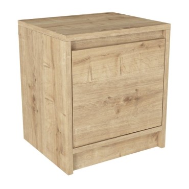 Κομοδίνο Conve Megapap χρώμα sapphire oak 40x35x45cm 1 τεμ.