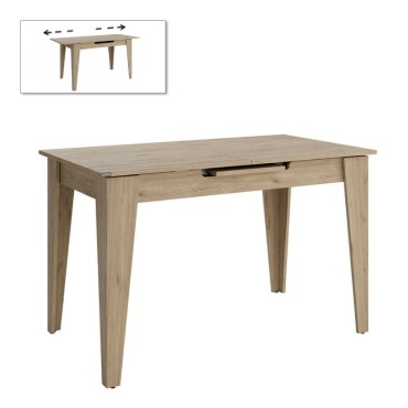 Τραπέζι Trendline Megapap επεκτεινόμενο χρώμα oak 120/150x70x75cm 1 τεμ.