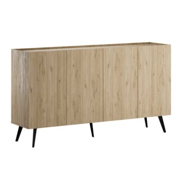 Μπουφές Luna Megapap χρώμα florida oak 180x43x100cm 1 τεμ.