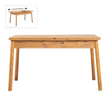 Τραπέζι Jemmy Megapap επεκτεινόμενο χρώμα atlantic pine 120/153x75x77cm 1 τεμ.