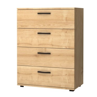 Συρταριέρα Velika Megapap χρώμα φυσικό οξιάς 73x44x96cm 1 τεμ.