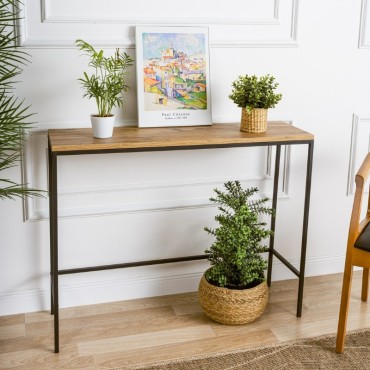 Κονσόλα Canva Megapap χρώμα atlantic pine 100x30x80cm 1 τεμ.