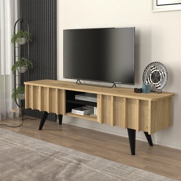 Έπιπλο τηλεόρασης Gemma Megapap χρώμα sepet oak 150x35x46,7cm 1 τεμ.