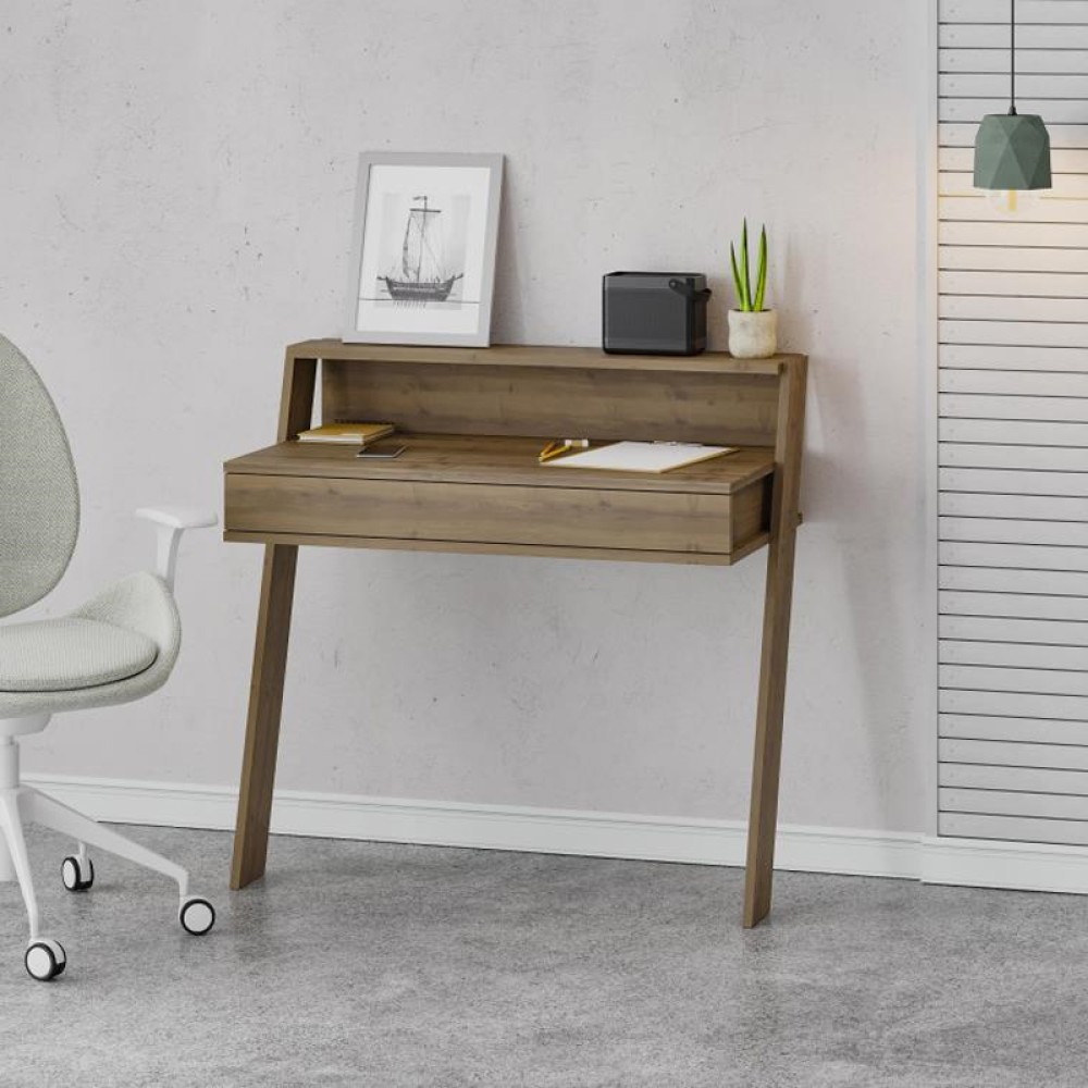 Γραφείο εργασίας Cowork Megapap χρώμα ανοιχτό καρυδί 94x50x91cm 1 τεμ.