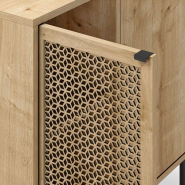 Μπουφές Naive Megapap χρώμα sapphire oak 80x40x80cm 1 τεμ.