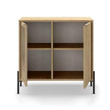 Μπουφές Naive Megapap χρώμα sapphire oak 80x40x80cm 1 τεμ.