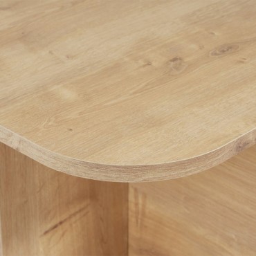 Τραπεζάκι σαλονιού Becaj Megapap χρώμα sapphire oak 120x60x41,4cm 1 τεμ.