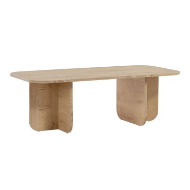 Τραπεζάκι σαλονιού Becaj Megapap χρώμα sapphire oak 120x60x41,4cm 1 τεμ.