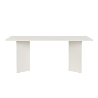 Τραπέζι Linza Megapap χρώμα λευκό 180x90x75cm 1 τεμ.