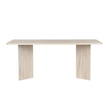 Τραπέζι Linza Megapap χρώμα travertine 180x90x75cm 1 τεμ.