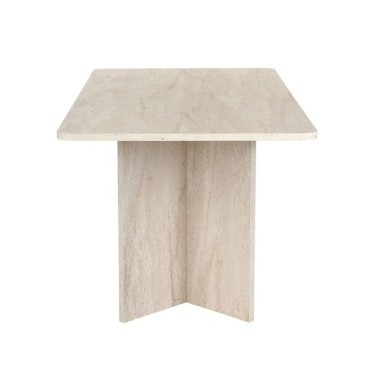 Τραπέζι Linza Megapap χρώμα travertine 180x90x75cm 1 τεμ.