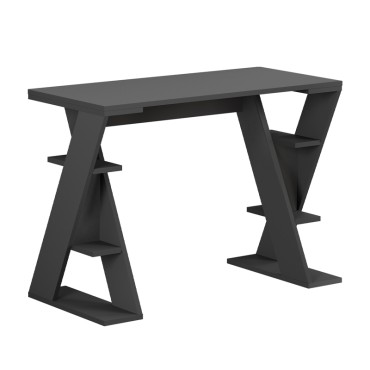 Γραφείο εργασίας Papillon Megapap χρώμα ανθρακί 106x50x75εκ 1 τεμ.
