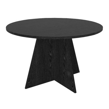 Τραπέζι Tailor Megapap χρώμα sencron black 120x75,7cm 1 τεμ.