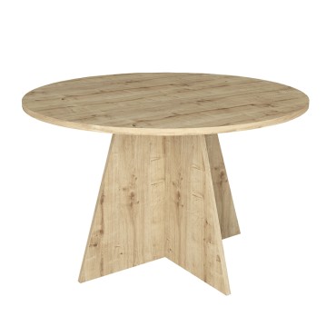 Τραπέζι Tailor Megapap χρώμα sapphire oak 120x75,7cm 1 τεμ.